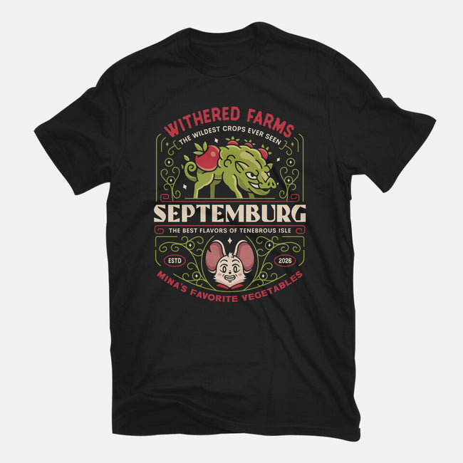 Septemburg Withered Farms Crest-Womens-Fitted-Tee-LAGELANTEE