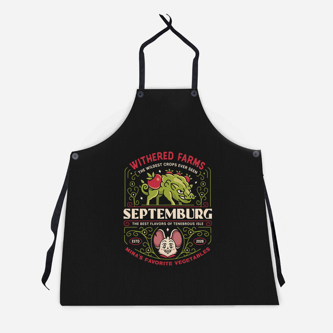 Septemburg Withered Farms Crest-Unisex-Kitchen-Apron-LAGELANTEE