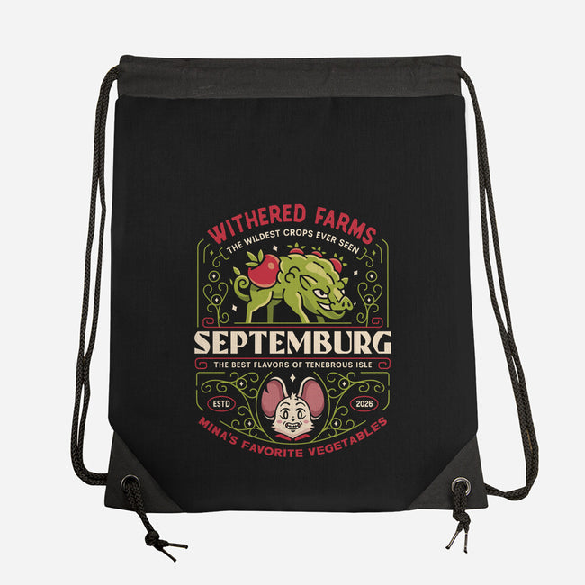 Septemburg Withered Farms Crest-None-Drawstring-Bag-LAGELANTEE