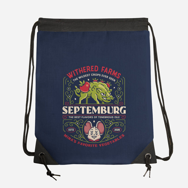 Septemburg Withered Farms Crest-None-Drawstring-Bag-LAGELANTEE