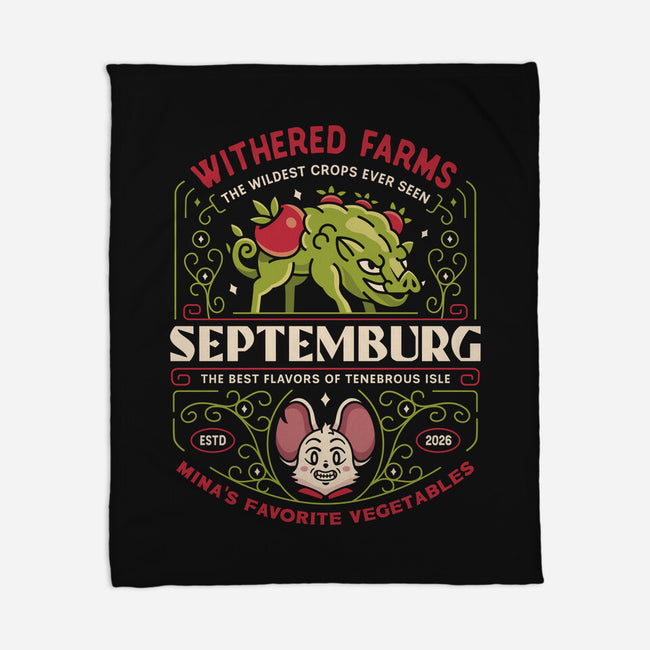 Septemburg Withered Farms Crest-None-Fleece-Blanket-LAGELANTEE
