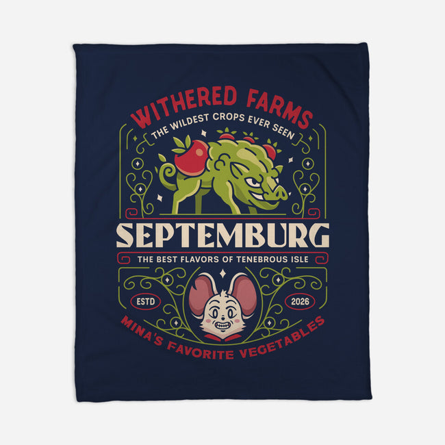 Septemburg Withered Farms Crest-None-Fleece-Blanket-LAGELANTEE