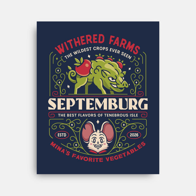 Septemburg Withered Farms Crest-None-Stretched-Canvas-LAGELANTEE