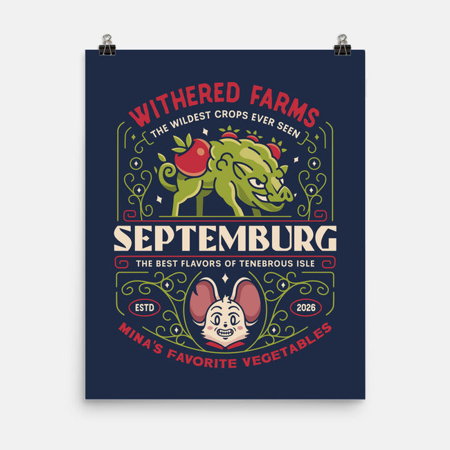 Septemburg Withered Farms Crest-None-Matte-Poster-LAGELANTEE