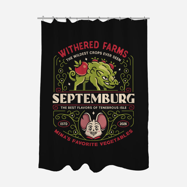 Septemburg Withered Farms Crest-None-Polyester-Shower Curtain-LAGELANTEE