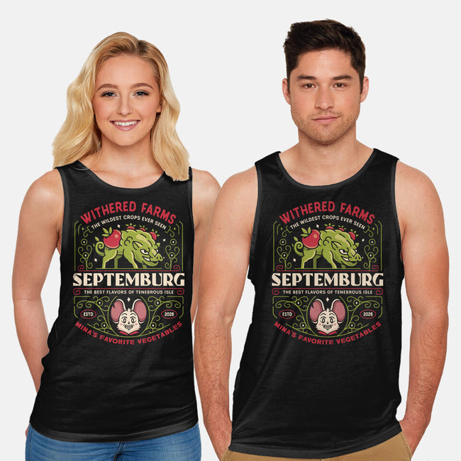 Septemburg Withered Farms Crest-Unisex-Basic-Tank-LAGELANTEE