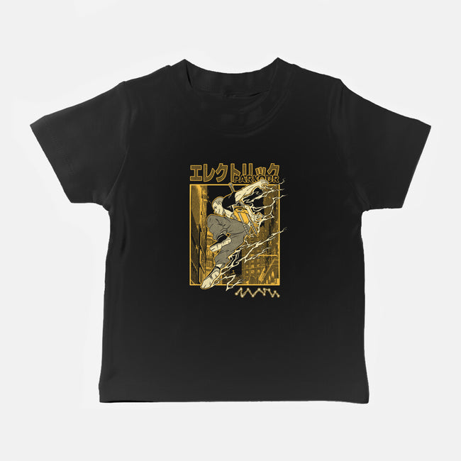 Electric Parkour-Baby-Basic-Tee-Henrique Torres