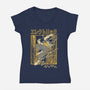 Electric Parkour-Womens-V-Neck-Tee-Henrique Torres