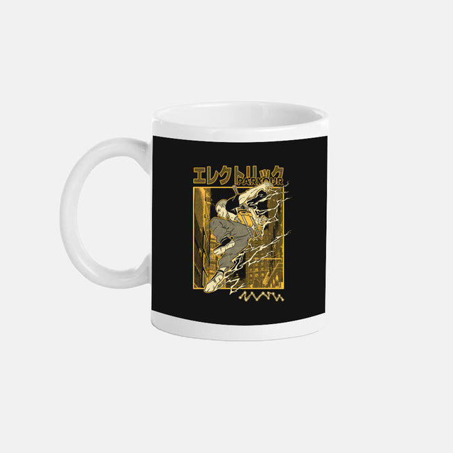 Electric Parkour-None-Mug-Drinkware-Henrique Torres