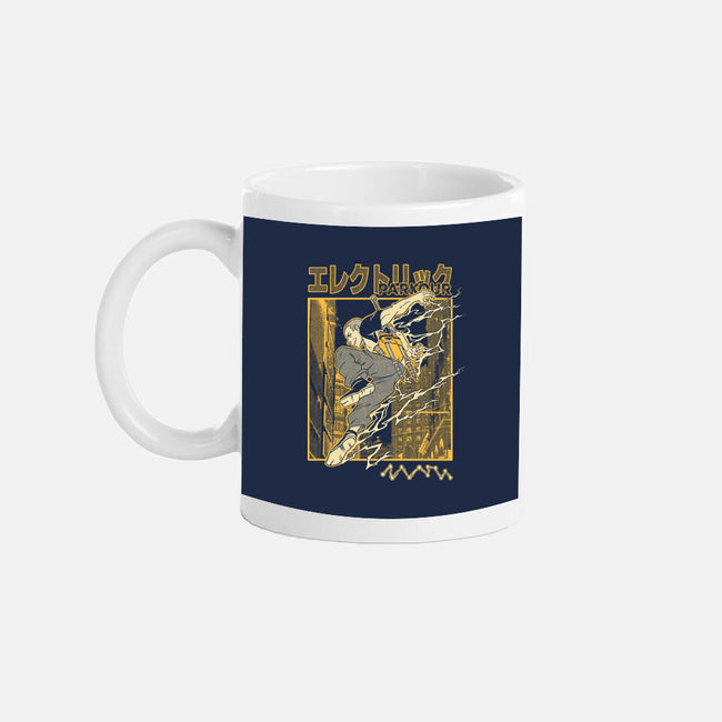 Electric Parkour-None-Mug-Drinkware-Henrique Torres