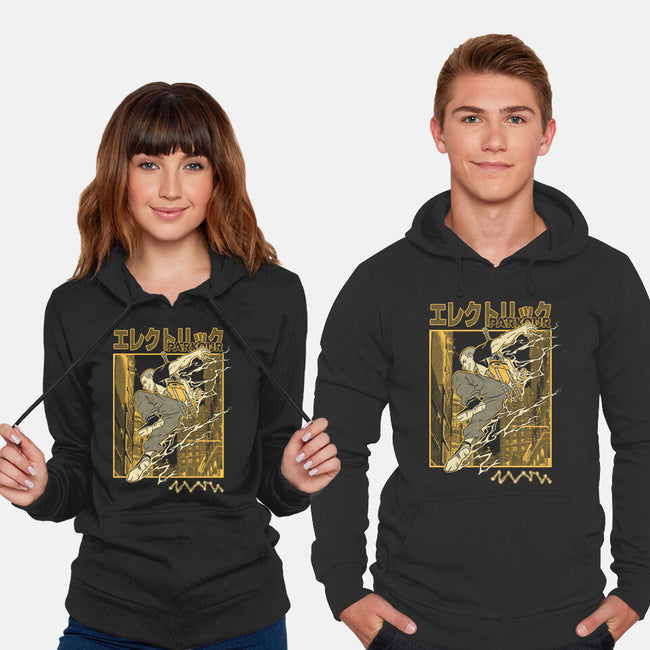 Electric Parkour-Unisex-Pullover-Sweatshirt-Henrique Torres