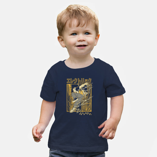 Electric Parkour-Baby-Basic-Tee-Henrique Torres