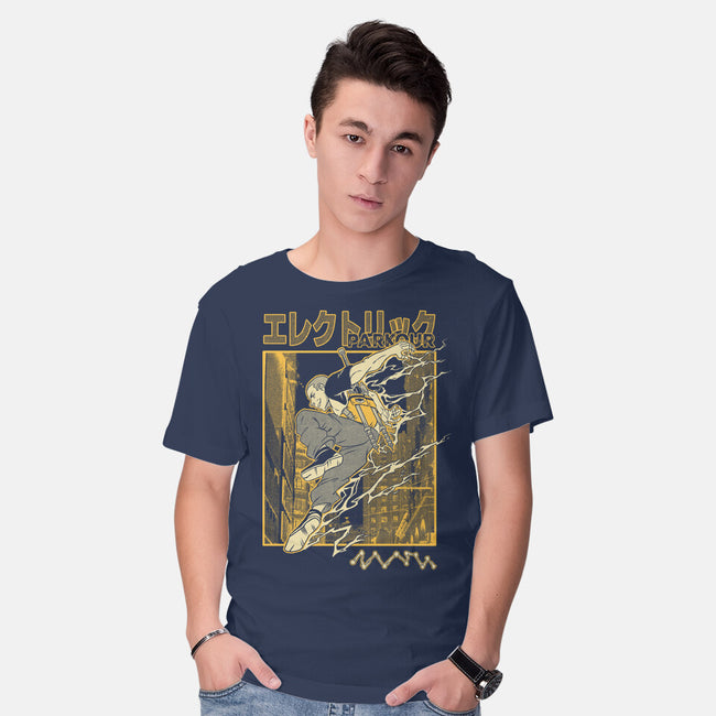 Electric Parkour-Mens-Basic-Tee-Henrique Torres