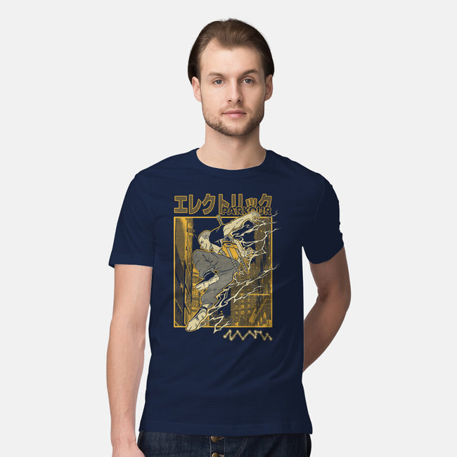 Electric Parkour-Mens-Premium-Tee-Henrique Torres