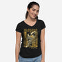 Electric Parkour-Womens-V-Neck-Tee-Henrique Torres