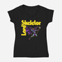 Metal Master-Womens-V-Neck-Tee-CappO