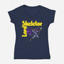 Metal Master-Womens-V-Neck-Tee-CappO