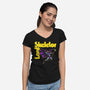 Metal Master-Womens-V-Neck-Tee-CappO