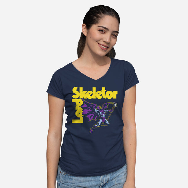 Metal Master-Womens-V-Neck-Tee-CappO