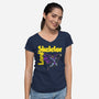 Metal Master-Womens-V-Neck-Tee-CappO