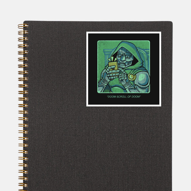 Doom Scroll Of Doom-None-Glossy-Sticker-grevalra