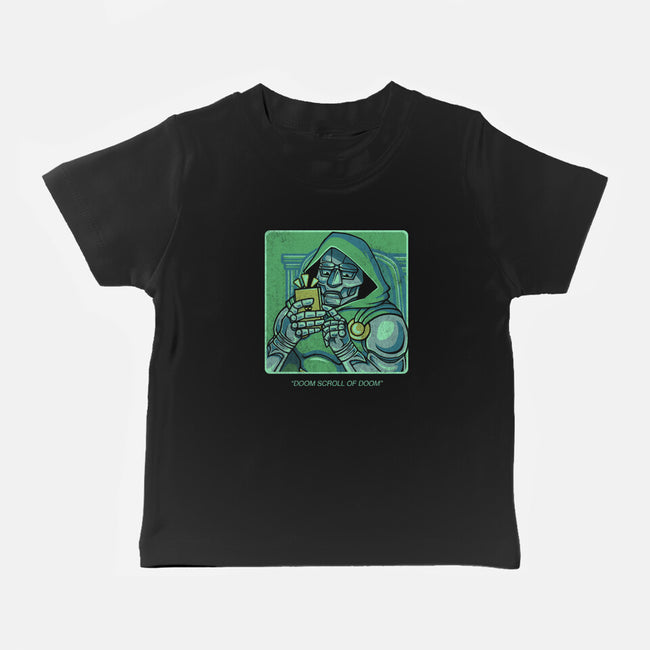 Doom Scroll Of Doom-Baby-Basic-Tee-grevalra