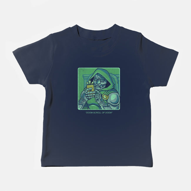 Doom Scroll Of Doom-Baby-Basic-Tee-grevalra