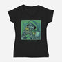 Doom Scroll Of Doom-Womens-V-Neck-Tee-grevalra