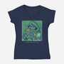 Doom Scroll Of Doom-Womens-V-Neck-Tee-grevalra