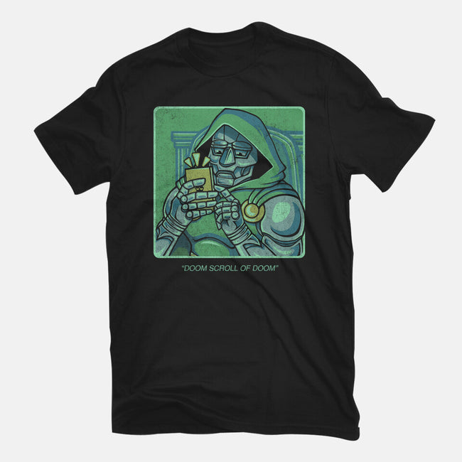 Doom Scroll Of Doom-Youth-Basic-Tee-grevalra
