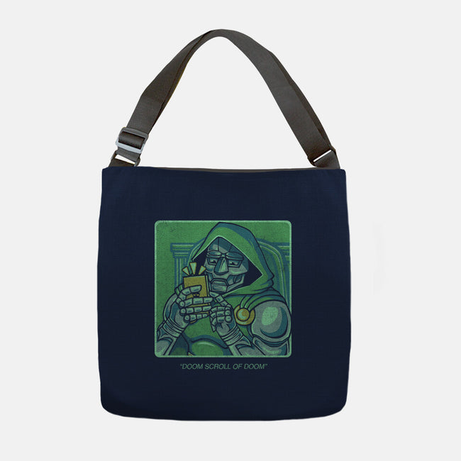Doom Scroll Of Doom-None-Adjustable Tote-Bag-grevalra