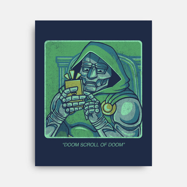 Doom Scroll Of Doom-None-Stretched-Canvas-grevalra