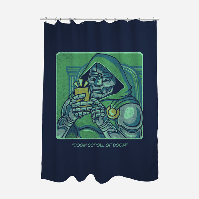 Doom Scroll Of Doom-None-Polyester-Shower Curtain-grevalra