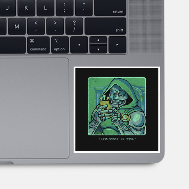 Doom Scroll Of Doom-None-Glossy-Sticker-grevalra