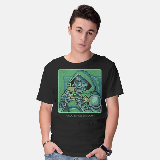 Doom Scroll Of Doom-Mens-Basic-Tee-grevalra
