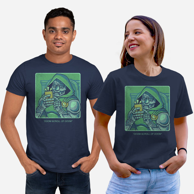 Doom Scroll Of Doom-Unisex-Basic-Tee-grevalra