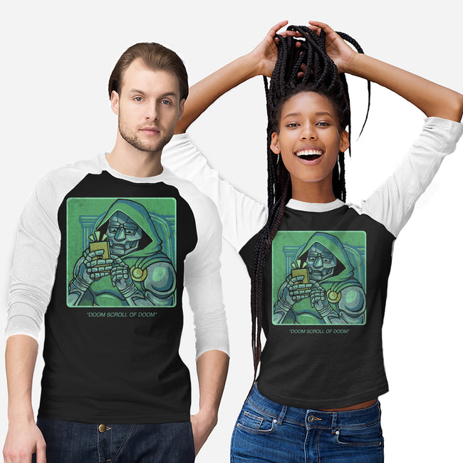 Doom Scroll Of Doom-Unisex-Baseball-Tee-grevalra