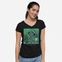 Doom Scroll Of Doom-Womens-V-Neck-Tee-grevalra