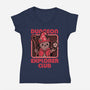 RPG Mage Cat-Womens-V-Neck-Tee-Studio Mootant