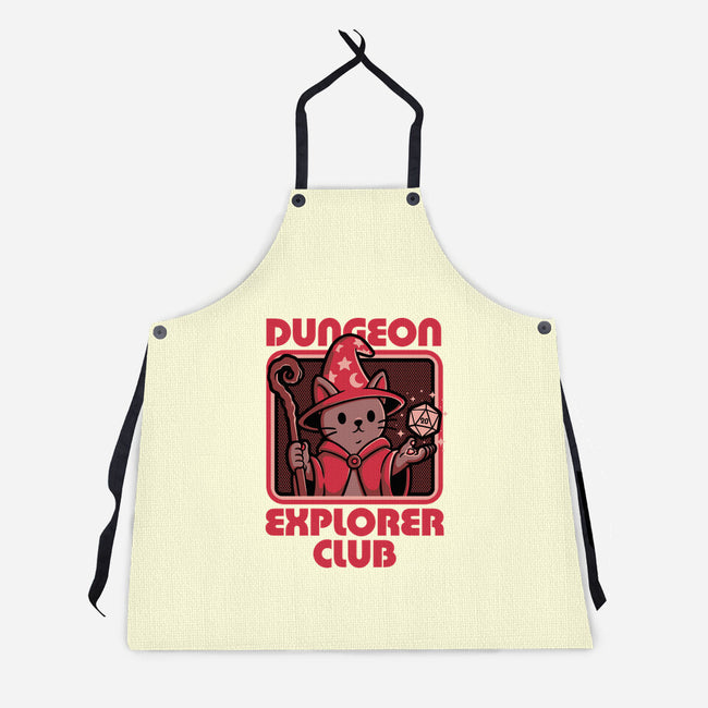 RPG Mage Cat-Unisex-Kitchen-Apron-Studio Mootant