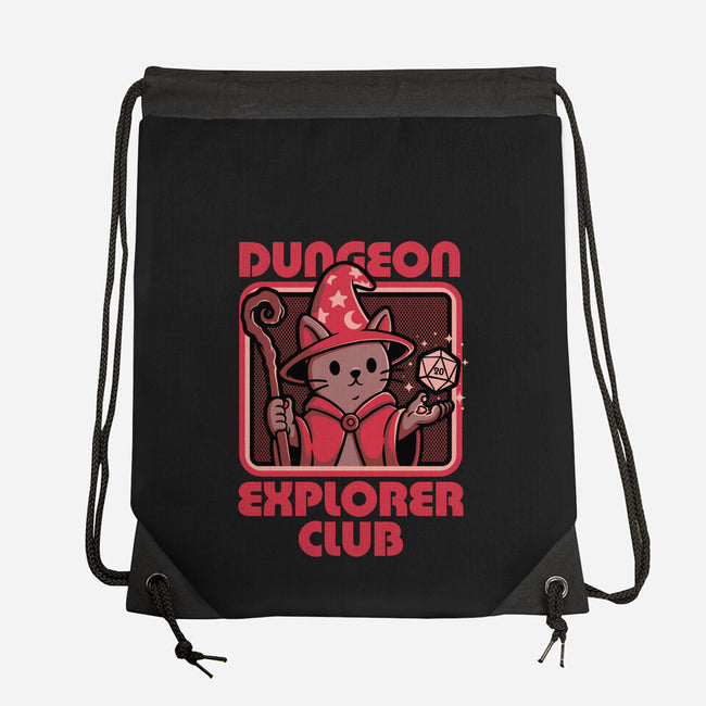 RPG Mage Cat-None-Drawstring-Bag-Studio Mootant