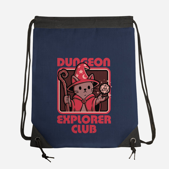 RPG Mage Cat-None-Drawstring-Bag-Studio Mootant