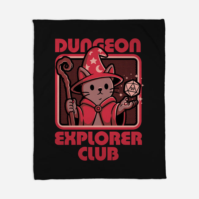RPG Mage Cat-None-Fleece-Blanket-Studio Mootant