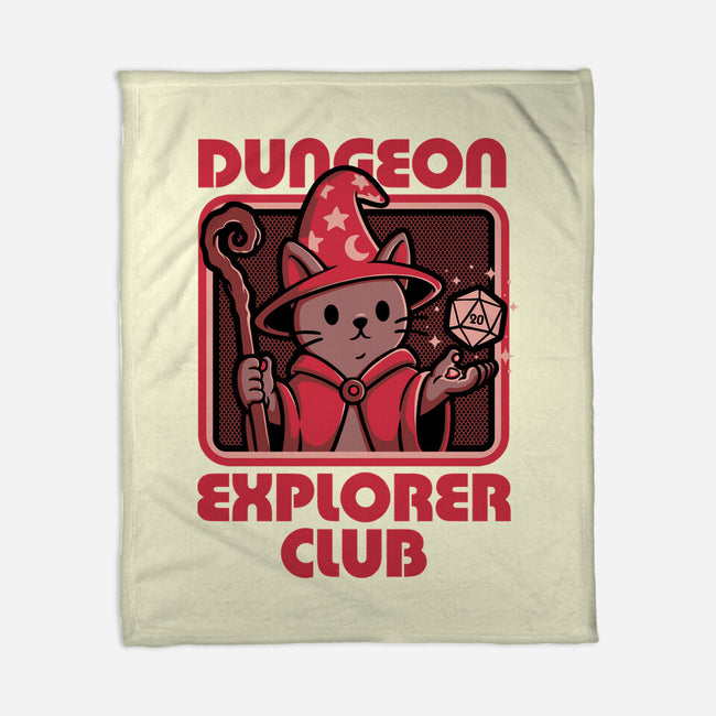 RPG Mage Cat-None-Fleece-Blanket-Studio Mootant