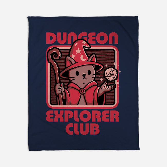 RPG Mage Cat-None-Fleece-Blanket-Studio Mootant