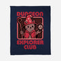 RPG Mage Cat-None-Fleece-Blanket-Studio Mootant