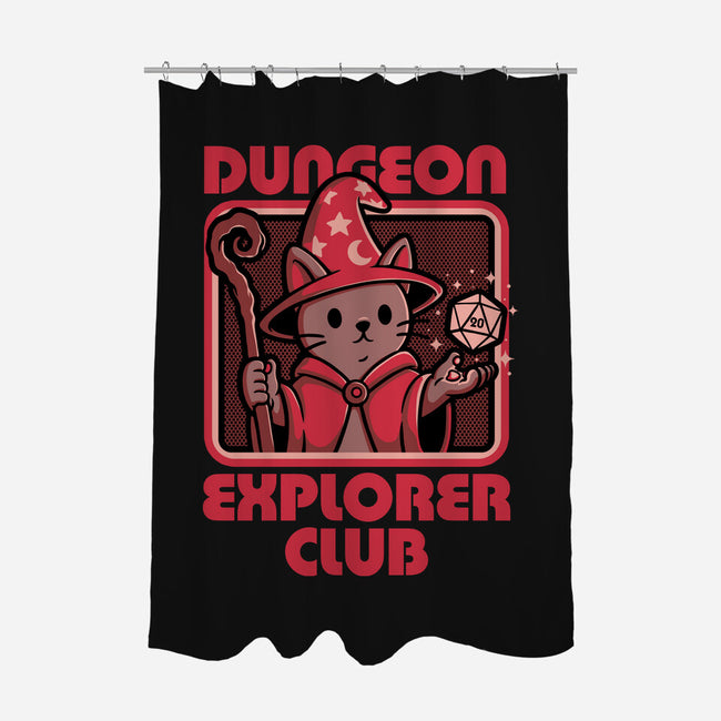 RPG Mage Cat-None-Polyester-Shower Curtain-Studio Mootant