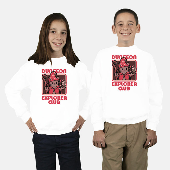 RPG Mage Cat-Youth-Crew Neck-Sweatshirt-Studio Mootant