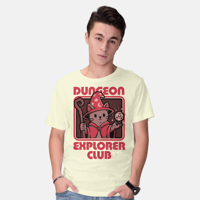 RPG Mage Cat-Mens-Basic-Tee-Studio Mootant