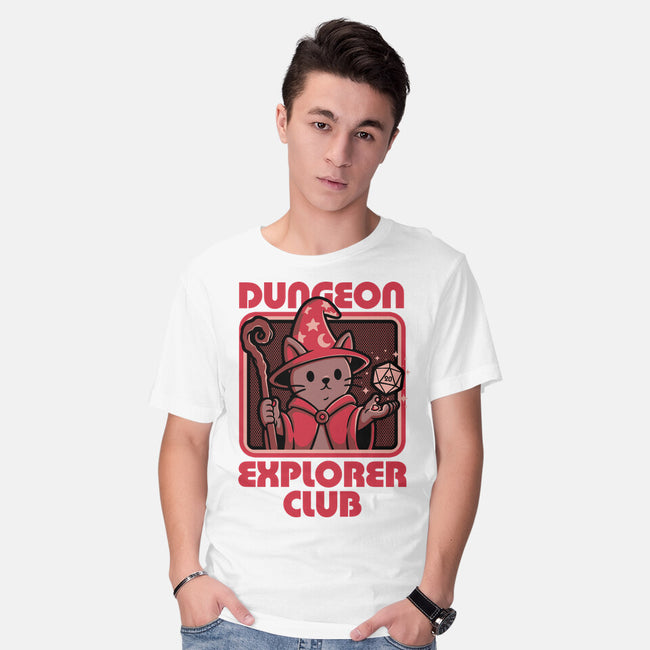RPG Mage Cat-Mens-Basic-Tee-Studio Mootant
